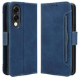 Θήκη με πτερύγιο για Samsung Galaxy S25 Edge, Card Slot, σκούρο μπλε