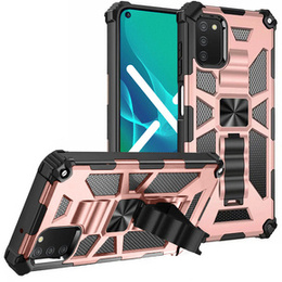 Θήκη για Samsung Galaxy A03s, Armor Kickstand, ροζ rose gold