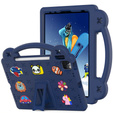 Παιδική θήκη για iPad Air 10.9" 2022/2020 (5/4 gen.) / Pro 11" 2022/2021/2020 (4/3/2 gen.), Cute Patterns, με βάση, σκούρο μπλε