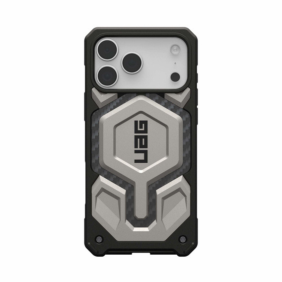 Θήκη Urban Armor Gear για iPhone 17 Pro Max, Monarch Pro Kevlar MagSafe, Τιτάνιο