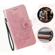 Θήκη με πτερύγιο για Xiaomi Redmi 13C / Poco C65, Mandala Flower, ροζ