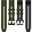 Λουράκι σιλικόνης για Garmin Fenix 7 / Forerunner 965 / 955 / 945 / 935, πράσινη / Μαύρο