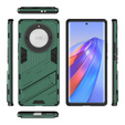 Θήκη για Honor Magic 5 Lite, Military kickstand, πράσινη