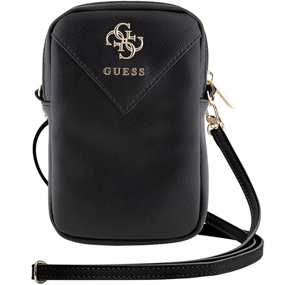 Τσάντα για κινητό τηλέφωνο Guess Zip Leather Triangle 4G