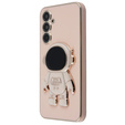 Θήκη για Samsung Galaxy A54 5G, Astronaut, ροζ rose gold