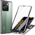 θήκη για το Xiaomi Poco X7 Pro 5G, Magnetic Dual Glass, ασημένια