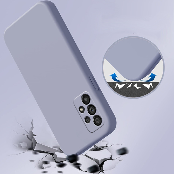 Θήκη για Samsung Galaxy A53 5G, Silicone Lite, λεβάντας