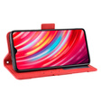 Θήκη με πτερύγιο για Xiaomi Redmi Note 8 Pro, Card Slot, κόκκινη
