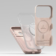 Θήκη Ringke για iPhone 17 Pro Max, μαγνητική θήκη σιλικόνης MagSafe, ροζ άμμος