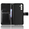 Θήκη με πτερύγιο για Samsung Galaxy M34, Crazy Horse Wallet, μαύρη