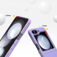 Θωρακισμένη θήκη για Samsung Galaxy Z Flip7 FE / Z Flip6, Armor Shockproof, μωβ