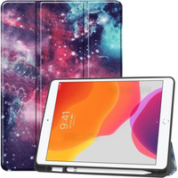 Θήκη για iPad 7/8/9 10.2 2019/2020/2021, Smartcase Pen Slot, galactic