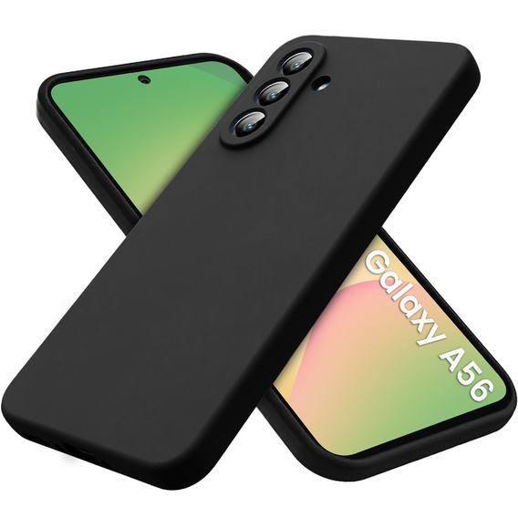 Θήκη για Samsung Galaxy A56 5G, Silicone Lite, μαύρη