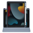 Θήκη για iPad 10.2" 2021/2020/2019 (9/8/7 gen.), με υποδοχή γραφίδας, περιστρεφόμενη κατά 360°, μωβ