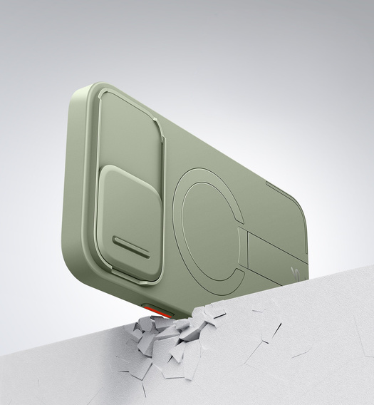 Θήκη για iPhone 13 / 14, Suritch Shockproof, για MagSafe, πράσινη