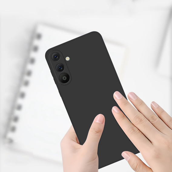 Θήκη για Samsung Galaxy A36 5G, Silicone Lite, μαύρη
