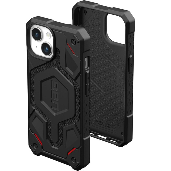 Urban Armor Gear Θήκη για iPhone 15 Plus, Monarch Pro Kevlar MagSafe, μαύρη