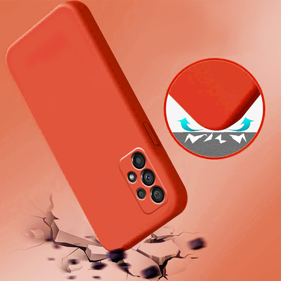 Θήκη για Samsung Galaxy A13 4G, Silicone Lite, κόκκινη