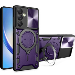 Θωρακισμένη θήκη για Samsung Galaxy A54 5G, CamShield Slide, μωβ