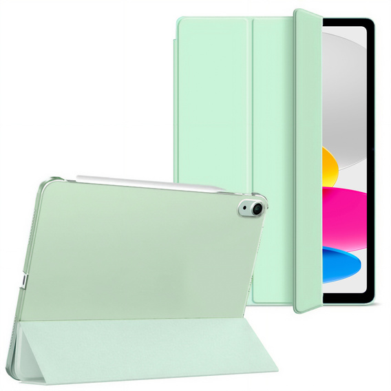 Θήκη για iPad 10.9 2022 10 Gen, Smart Pencil, με υποδοχή γραφίδας, πράσινη