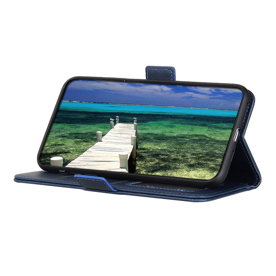 Θήκη με πτερύγιο για Motorola Moto E13, Wallet, μπλε