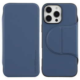 Θήκη X-LEVEL για iPhone 16 Pro, Magnetic Card Holder, μπλε