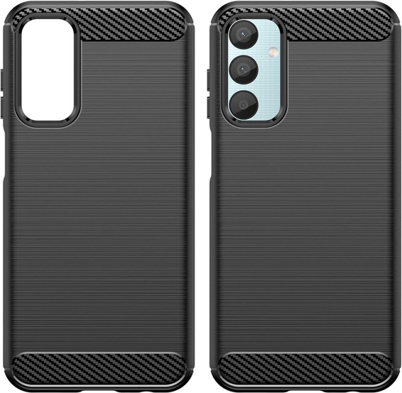 Θήκη για Samsung Galaxy M35, Carbon, μαύρη