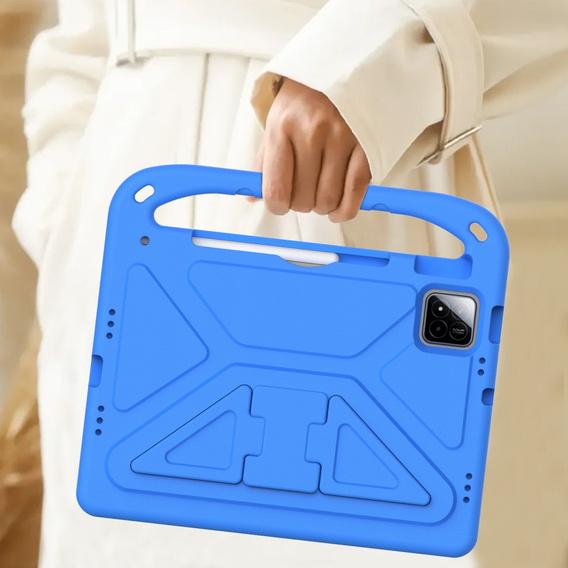 θήκη για παιδιά για Xiaomi Pad 7 / 7 Pro, με λαβή, μπλε