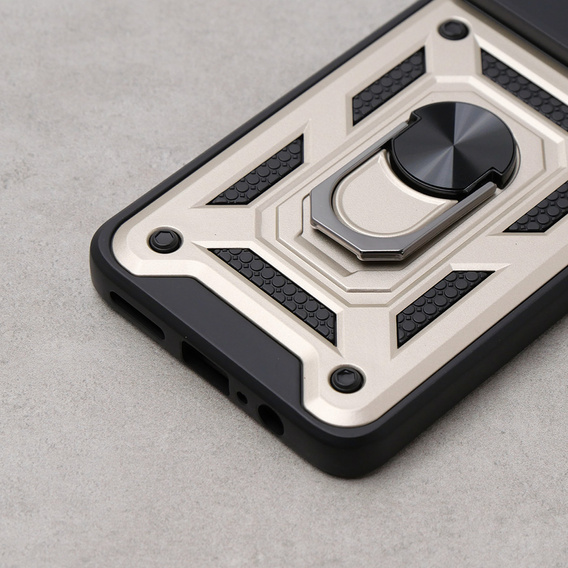 Θήκη για Motorola Moto G84 5G, CamShield Slide, χρυσός