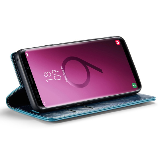 θήκη CASEME για Samsung Galaxy S9, Waxy Textured, μπλε