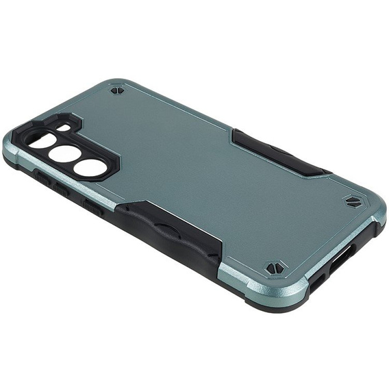 Θωρακισμένη θήκη για Samsung Galaxy S23, Dual-Layer, πράσινη