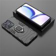 Θήκη για Realme C51, Kickstand Ring, μαύρη
