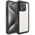 Αδιάβροχη θήκη IP68 για το iPhone 16 Pro, μαύρη