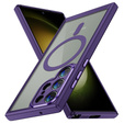 Θήκη για Samsung Galaxy S24 Ultra, ERBORD Impact Guard, MagSafe, σκούρο μωβ