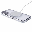Μαγνητική θήκη MagSafe Dual Glass για iPhone 16, ασημένια