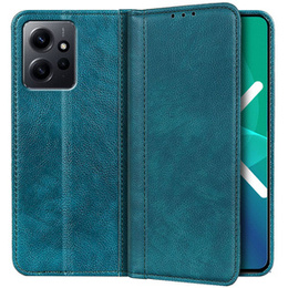 Θήκη για Xiaomi Redmi Note 12 4G, Wallet Litchi Leather, πράσινη