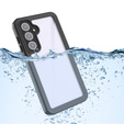 Αδιάβροχη θήκη IP68 για Samsung Galaxy S24 FE, Redpepper, μαύρη