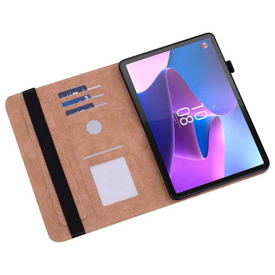 θήκη για Lenovo Tab P11 Gen 2 TB350FU TB350XU 11.5", Classic, με υποδοχή γραφίδας, καφέ