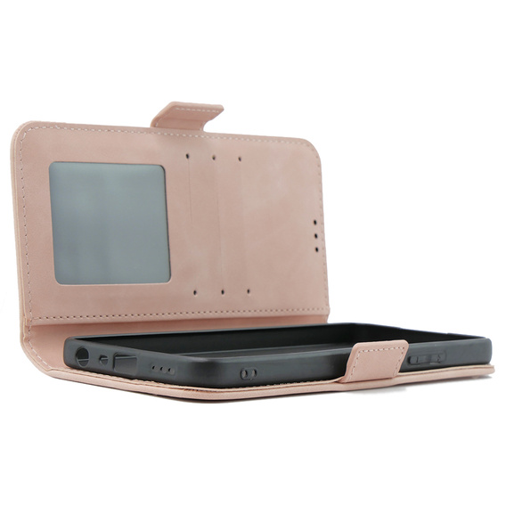 Θήκη με πτερύγιο για Oppo A38 4G / Oppo A18 4G, Card Slot, ροζ