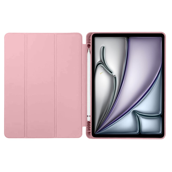 Θήκη για iPad Air 13" 2025/2024 (7/6 gen.), Smartcase Hybrid, με χώρο για γραφίδα, ροζ