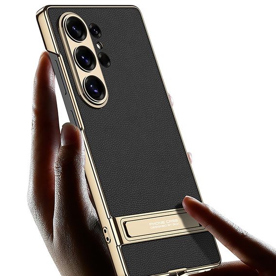 Θήκη Electro Frame Leather με βάση για Samsung Galaxy S26 Ultra