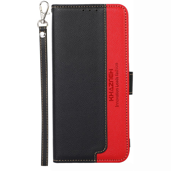 θήκη flip για το Samsung Galaxy S22 Ultra 5G, KHAZNEH RFID, μπλε