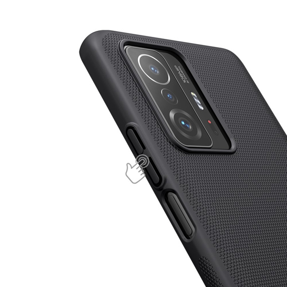 NILLKIN θήκη για Xiaomi 11T / 11T Pro, θήκη Super Frosted Shield, μπλε