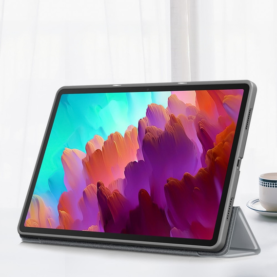 Θήκη για Lenovo Tab P12, Smartcase με χώρο για γραφίδα, γκρι