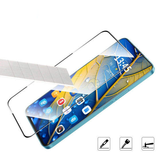 ENKAY Tempered Glass για Infinix Hot 40i, μαύρη