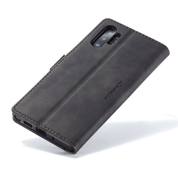 θήκη CASEME για Samsung Galaxy Note 10 Plus/5G, Leather Wallet Case, μαύρη