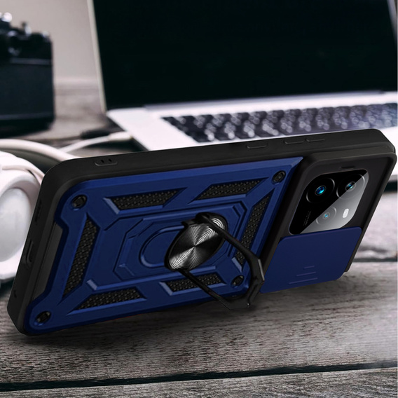 Θήκη για Realme GT 7 Pro, CamShield Slide, μπλε
