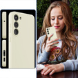 Θήκη για Samsung Galaxy S23 5G, Silicone Lite, μπεζ