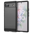Θήκη για Google Pixel 6A, Carbon, μαύρη