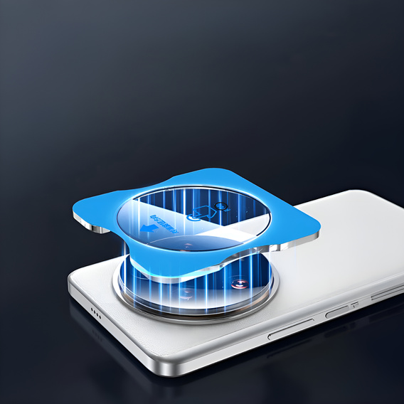 Μετριασμένο γυαλί για κάμερα για το Vivo X200 Pro 5G, μαύρη